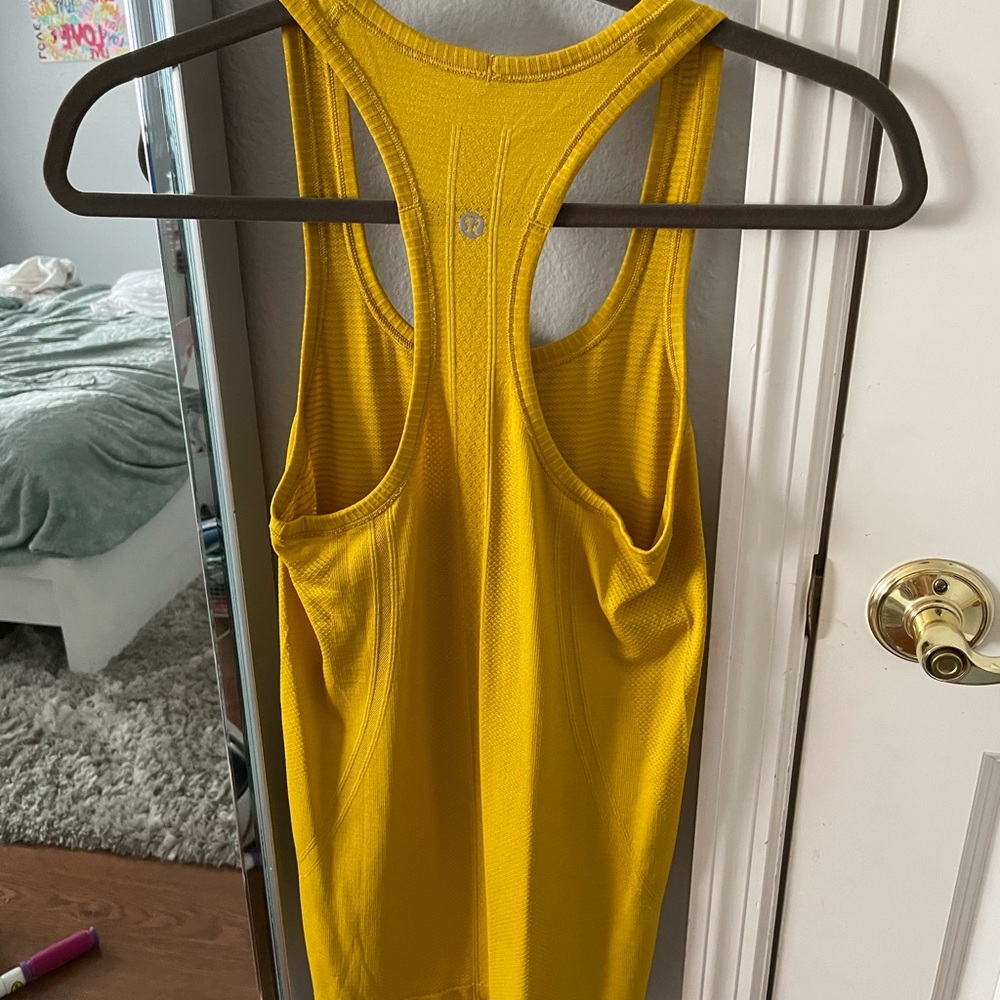 Lululemon yellow tank